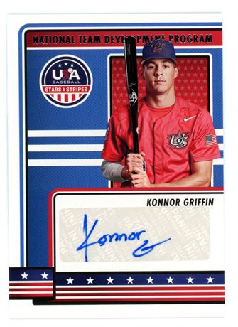 2023 Panini Stars & Stripes Konnor Griffin RC Auto