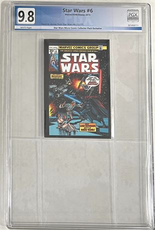 Star Wars #6 PGX 9.8 (2015) REPRINTS Stories from Star Was #6 (1977)