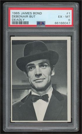 1965 James Bond #1 Sean Connery RC "Debonair But Deadly" PSA 6 EXMT