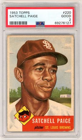 1953 Topps #220 Satchell Paige PSA 2 GOOD (READ)