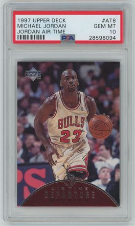 1997 Upper Deck Michael Jordan Air Time PSA 10 GEM MINT