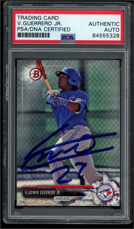2017 Bowman Draft Vladimir Guerrero Jr RC PSA Authentic Auto