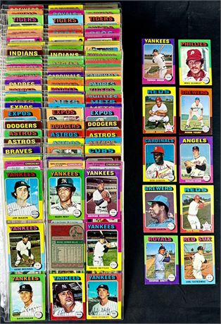 1975 Topps Baseball MINI Complete Set (1-660) VGEX AVG