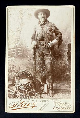 William F. Coby "Buffalo Bill" Cabinet Card