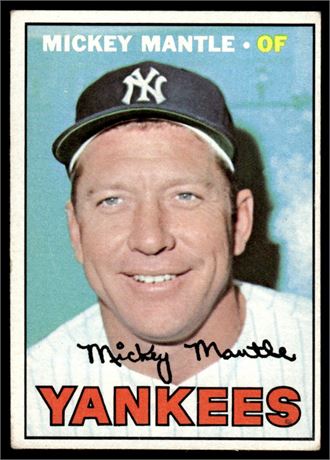 1967 Topps #150 Mickey Mantle VG