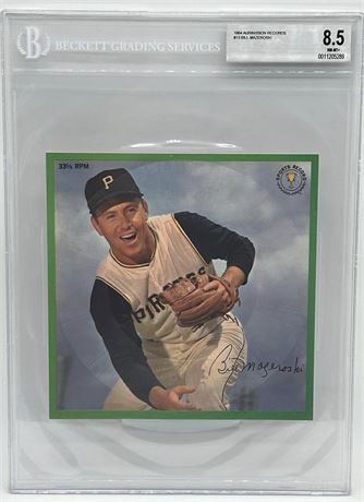 1964 Auravision Records #13 Bill Mazeroski BGS 8.5 NMMT+, Pop 2, 1 Higher