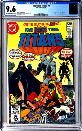 New Teen Titans #2 (1980) CGC 9.6 1st Deathstroke the Terminator