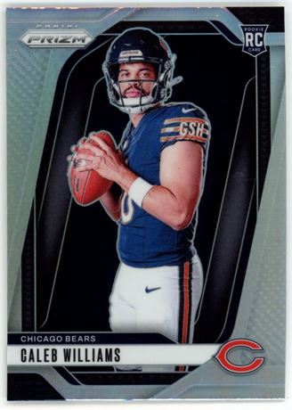2024 Panini Prism #1 Caleb Williams RC Silver Prizm
