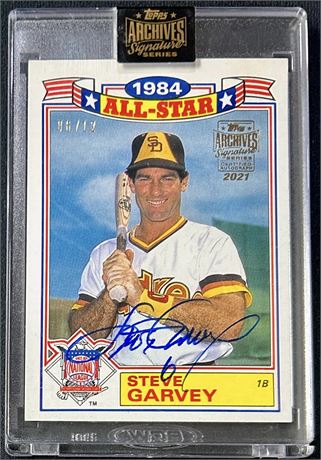2021 Topps Archives Signature Series Steve Garvey Autograph 06/12