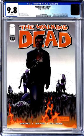 Walking Dead #61 CGC 9.8 (2009) 1st Appearance of Father Gabriel Stokes