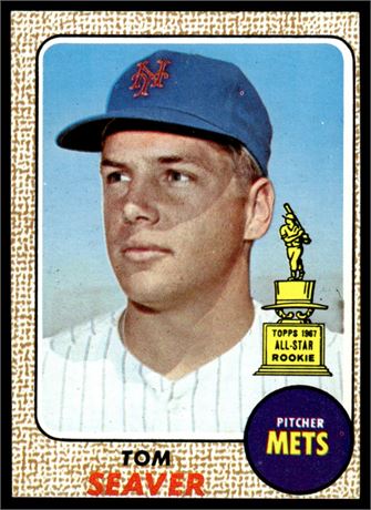 1968 Topps #45 Tom Seaver All-Star Rookie VGEX (READ)