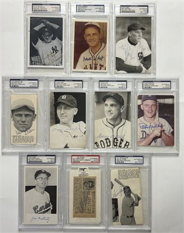 PSA Auto Graded Photos, Postcards, and Cut Signatures Lot ( 10) (READ)