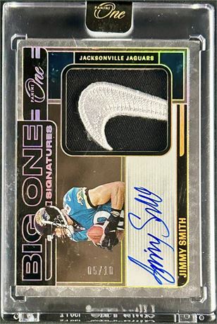 2024 Panini One #222 Jimmy Smith Nike Swoosh Patch Autograph 05/10 Sealed