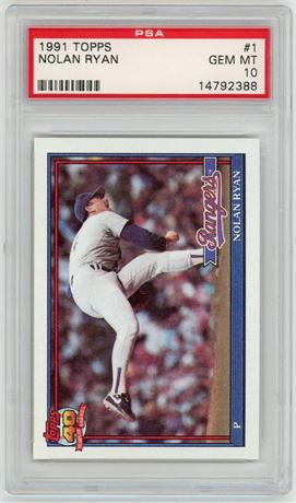 1991 Topps #1 Nolan Ryan PSA 10 GEM MINT