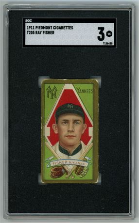 1911 T205 Ray Fisher SP SGC 3 VG