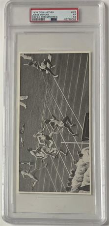 1938 Deli Atjeh #6/7 Jesse Owens Defile Der Sporten PSA 1.5 FAIR