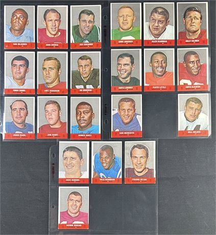 1968 Topps Stand Ups Near-Complete Set (21/22) w/ Karras, Little + Jurgenson