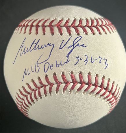 Anthony Volpe Signed Official MLB Baseball Fanatics
