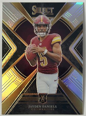 2023 Panini Select 2024 XRC  #502 Jayden Daniels RC Prizm