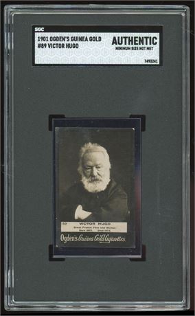 1901 Ogden's Guinea Gold #89 Victor Hugo SGC Authentic (Mini Sized)