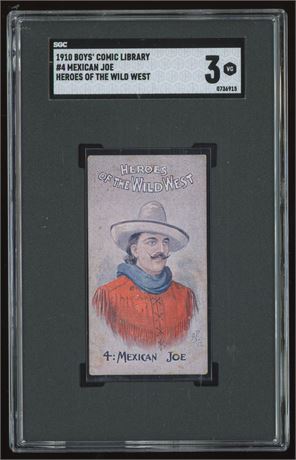 1910 Boys' Comic Library #4 Mexican Joe Heroes of the Wild West SGC 3 VG