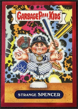 2024 Bowman Chrome Garbage Pail Kids Spencer Jones RED Refractor 2/5