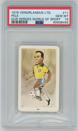 1979 Venorlandus LTD. #11 Pele PSA 10 GEM MINT
