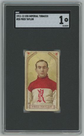 1911 C55 Imperial Tobacco #20 Fred "Cyclone" Taylor SGC 1 POOR