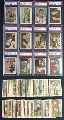 1959 Fleer Ted Williams NEAR Complete Set (79/80) w/ 12 PSA Graded EX AVG