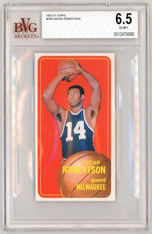 1970 Topps #100 Oscar Robertson BVG 6.5 EXMT+