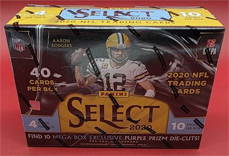 2020 Panini Select Football Mega Box Sealed Possible Burrow/Hurts/Herbert RC