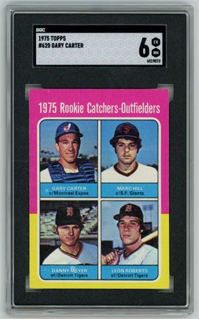 1975 Topps #620 Gary Carter RC SGC 6 EXMT