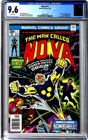 Nova #1 (1976) CGC 9.6 Origin and 1st appearance of Nova