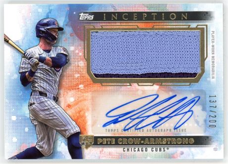 2024 Topps Inception Pete Crow-Armstrong 137/200 RPA