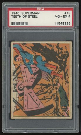 1940 Superman #13 Teeth Of Steel PSA 4 VGEX