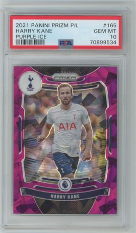 2021 Panini Prizm Premier League #165 Harry Kane 45/49 PSA 10 GEM MINT