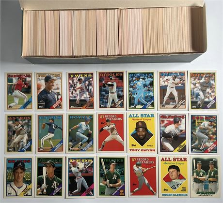1988 Topps Tiffany Baseball Complete Set (1-792) NM to MINT