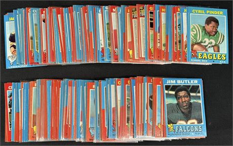 1971 Topps Football Raw Lot (300+) Low Grade to VG