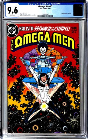 Omega Men #3 (1983) 1st Appearance of Lobo CGC 9.6