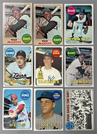 1968-70 Star Lot (9) NM Avg