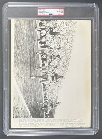 1936 Jesse Owens Type III Wire Photo Associated Press Ohio State PSA Authentic