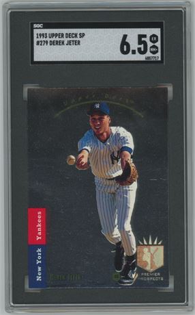 1993 SP #279 Derek Jeter SGC 6.5 EXMT+