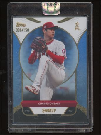 2025 Topps Welcome to the Club Shohei Ohtani 3X MVP 86/150