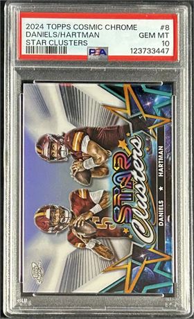 2024 Topps Cosmic Chrome Daniels/Hartman Star Clusters PSA 10 GEM MINT
