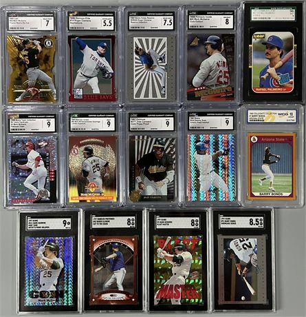 1990-1998 Baseball Stars Graded Lot (14) w/ Die-Cuts & Inserts