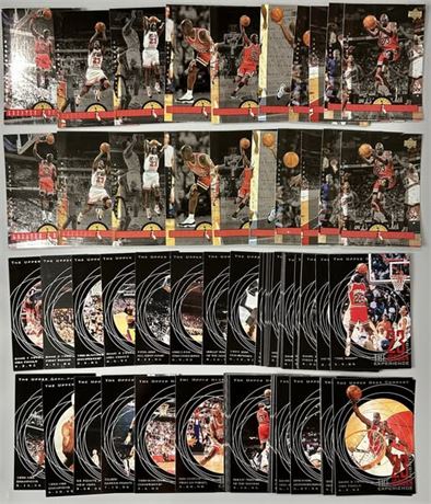 1996 Upper Deck JUMBO Jordan Lot w/ 4 Complete sets (66 Cards, READ)