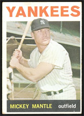 1964 Topps #50 Mickey Mantle Good-VG
