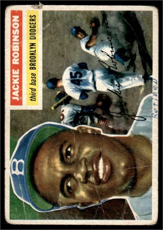 1956 Topps #30 Jackie Robinson POOR (MK)