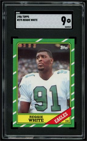 1986 Topps #275 Reggie White RC SGC 9 MINT