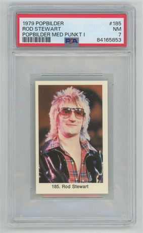 1979 Popbilder #185 Rod Stewart PSA 7 NM